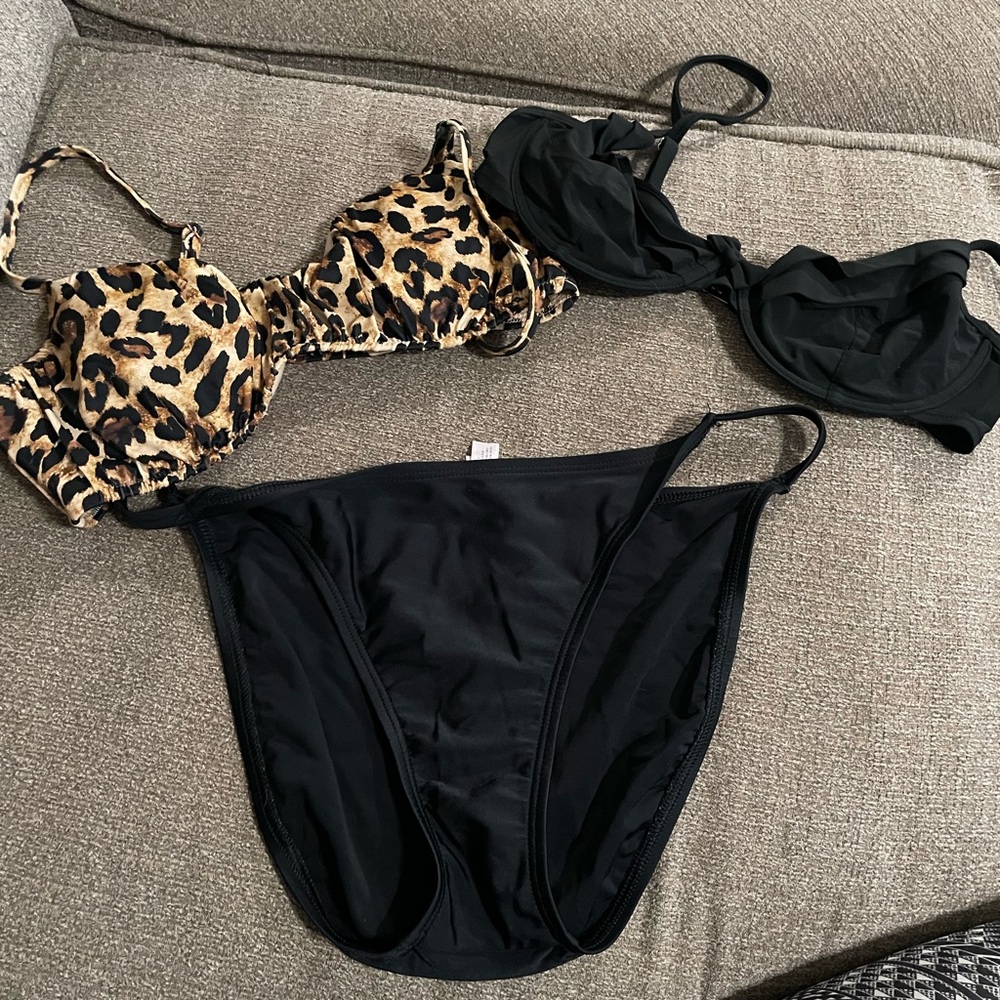 Mix and match bikini tops and bottom